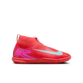 Nike Jr. Mercurial Superfly 10 Academy Indoor-Ember Glow/Aurora Green product image 1, provided for visual reference and