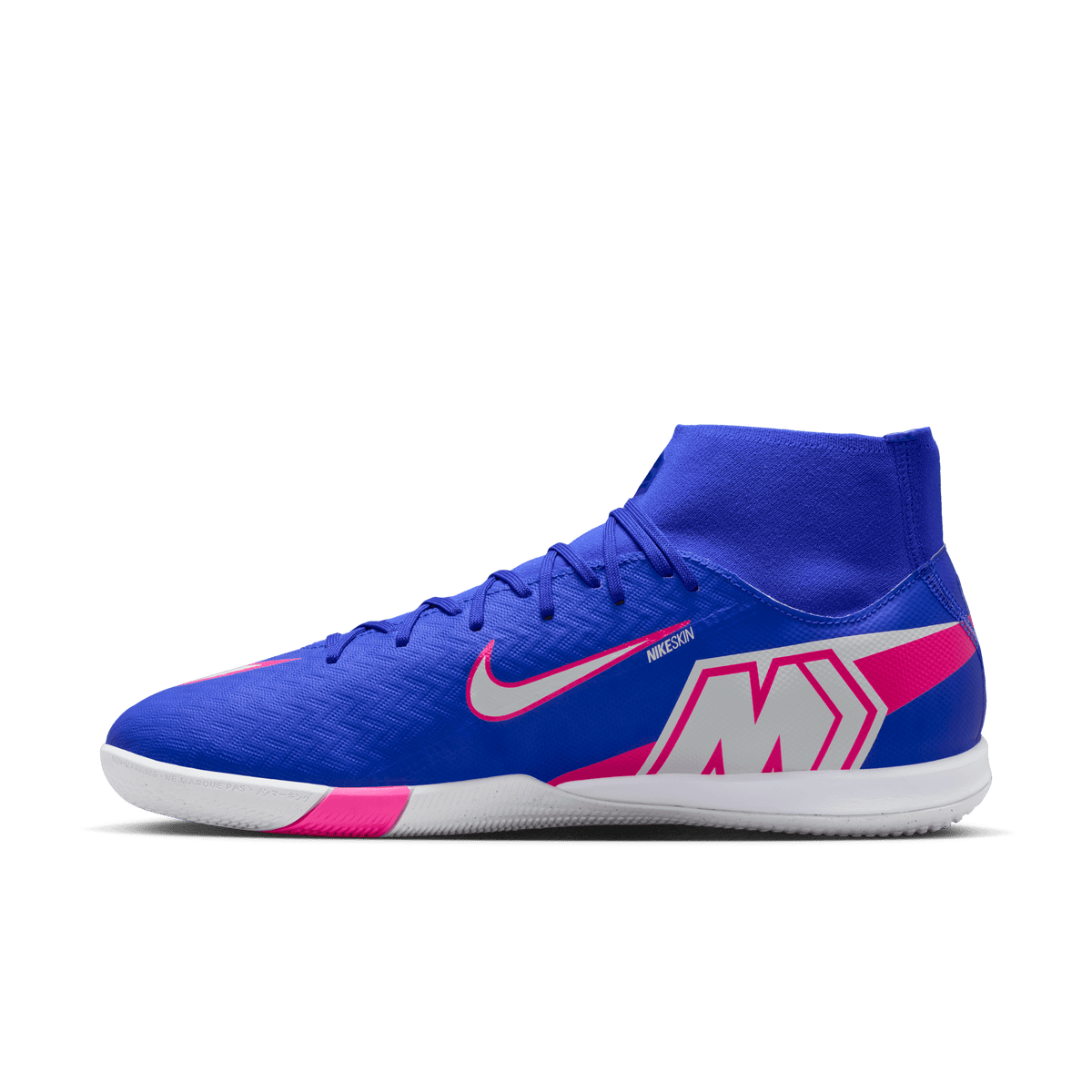 Nike Mercurial Superfly 10 Academy IC - Racer Blue/White product image 2, provided for visual reference and product detail