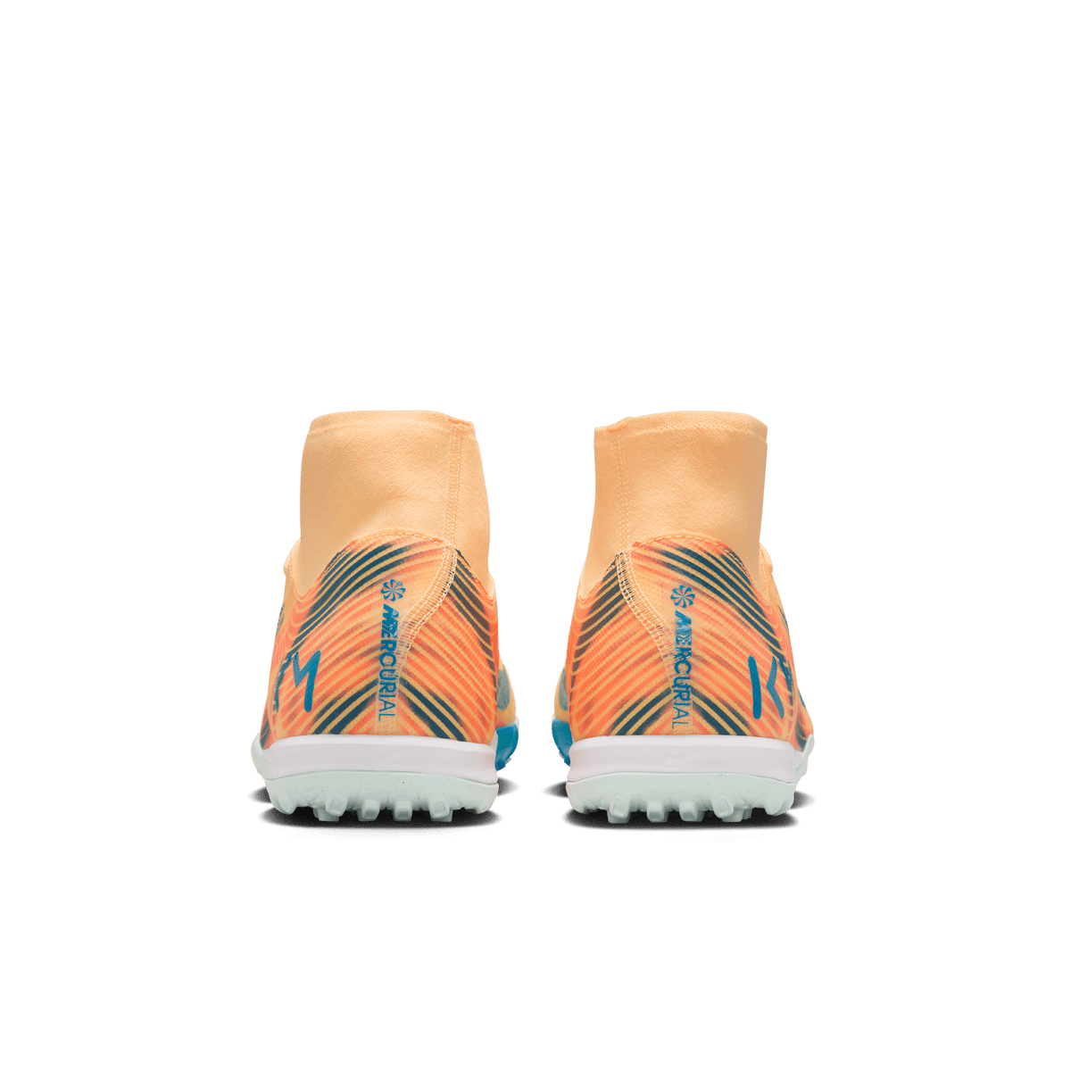 Nike Mercurial Superfly 10 Academy "Kylian Mbappé" TF -Melon Tint/Neo Turq-igloo product image 6, provided for visual