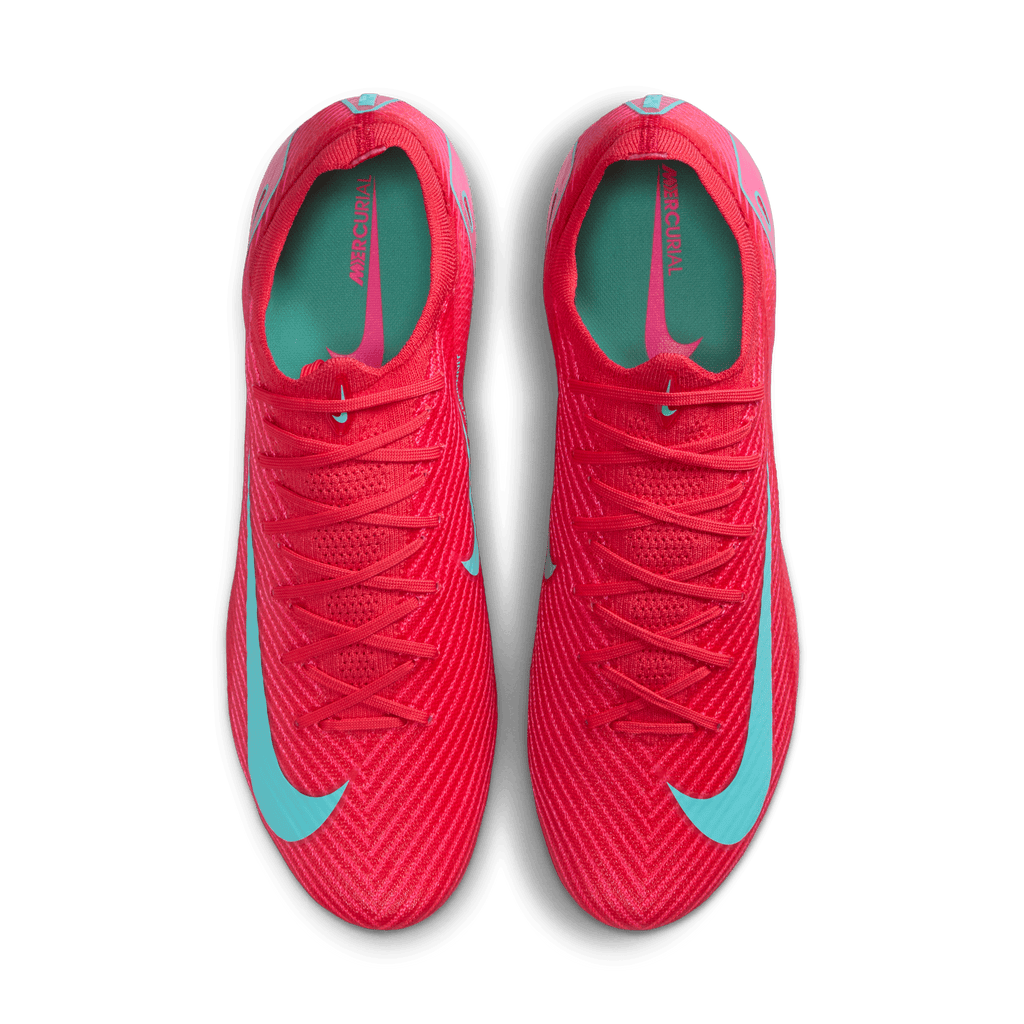 Nike Mercurial Vapor 16 Elite AG-Pro Low-Top Soccer Cleats-EMBER GLOW/AURORA GREEN product image 3, provided for visual