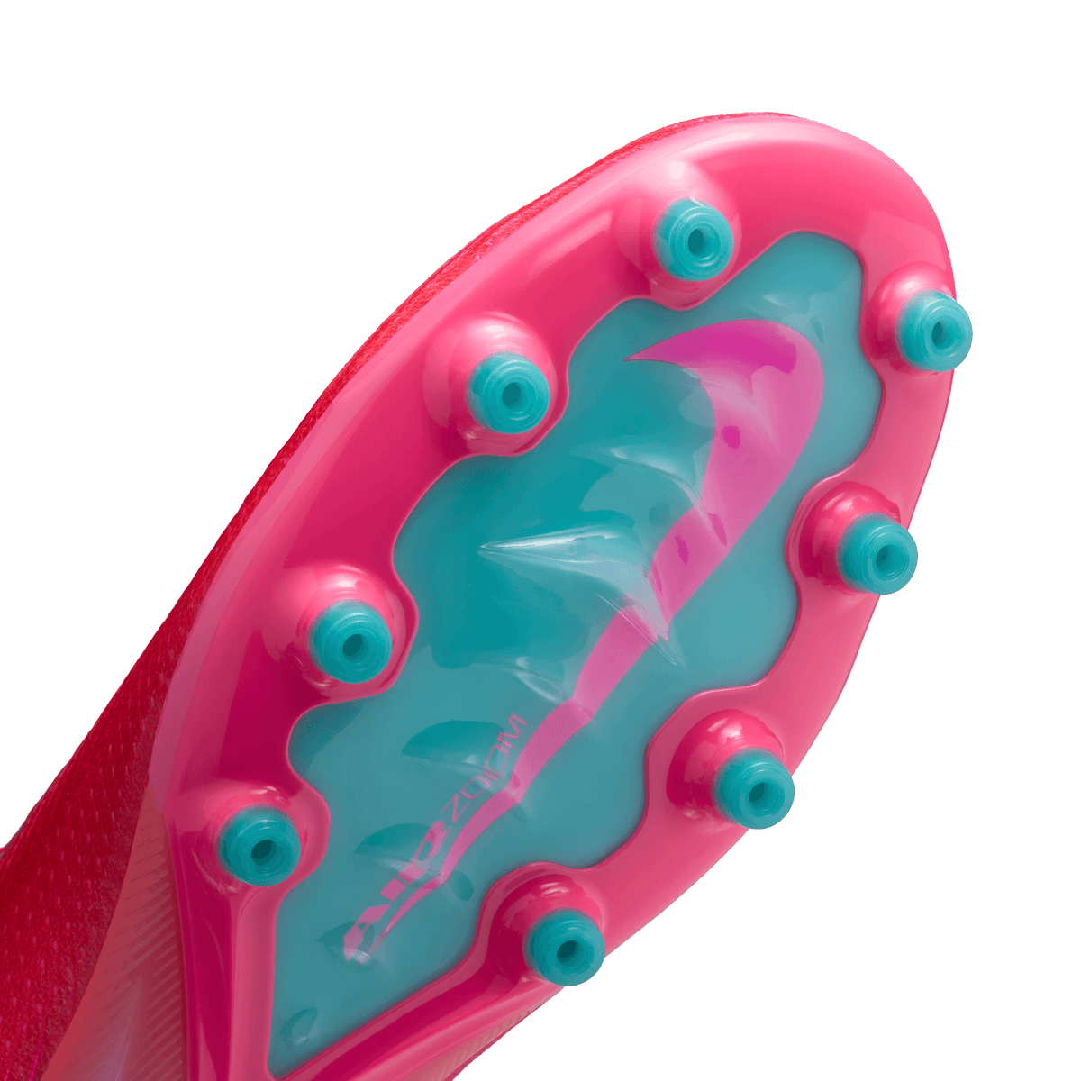 Nike Mercurial Vapor 16 Elite AG-Pro Low-Top Soccer Cleats-EMBER GLOW/AURORA GREEN product image 7, provided for visual