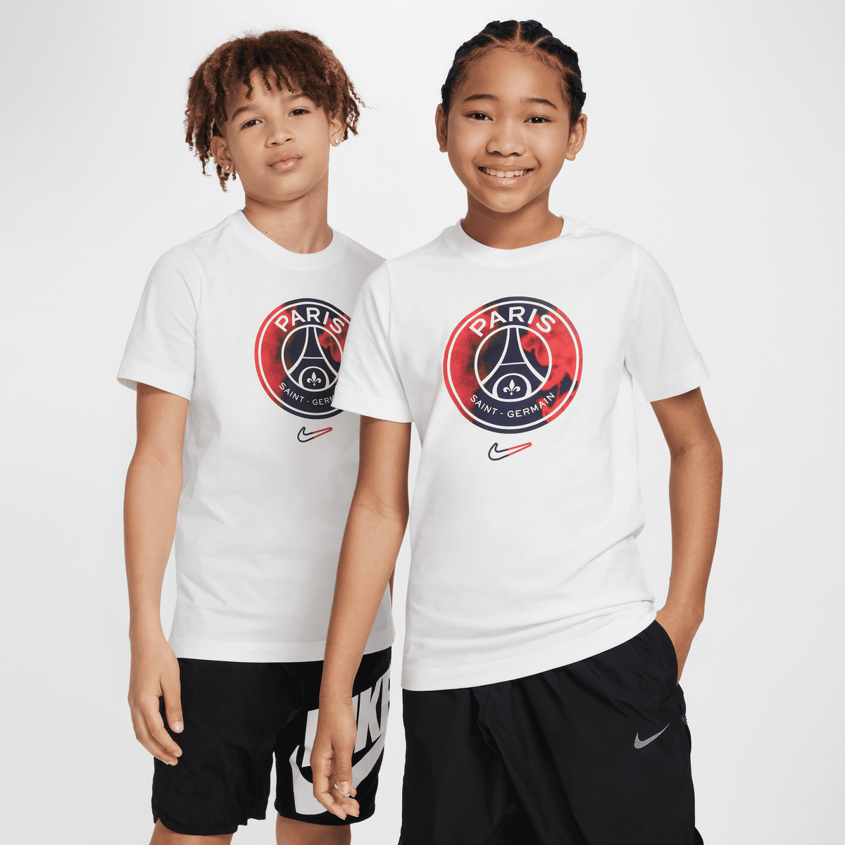 Nike Paris Saint-Germain Big Kids' Soccer T-Shirt product image 3, provided for visual reference and product detail review