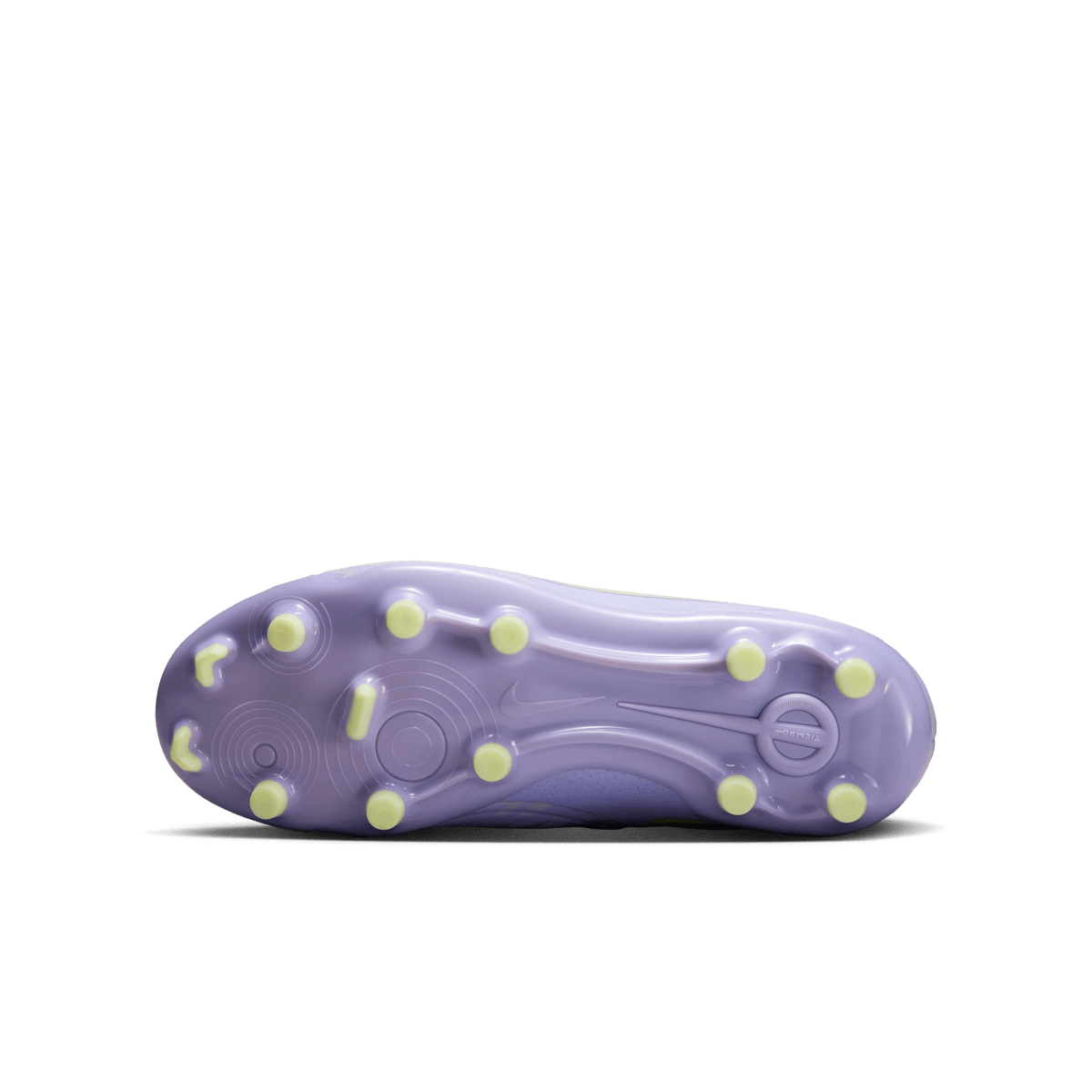 Nike United Jr. Tiempo Legend 10 Academy-Purple Agate/Barely Volt product image 6, provided for visual reference and product