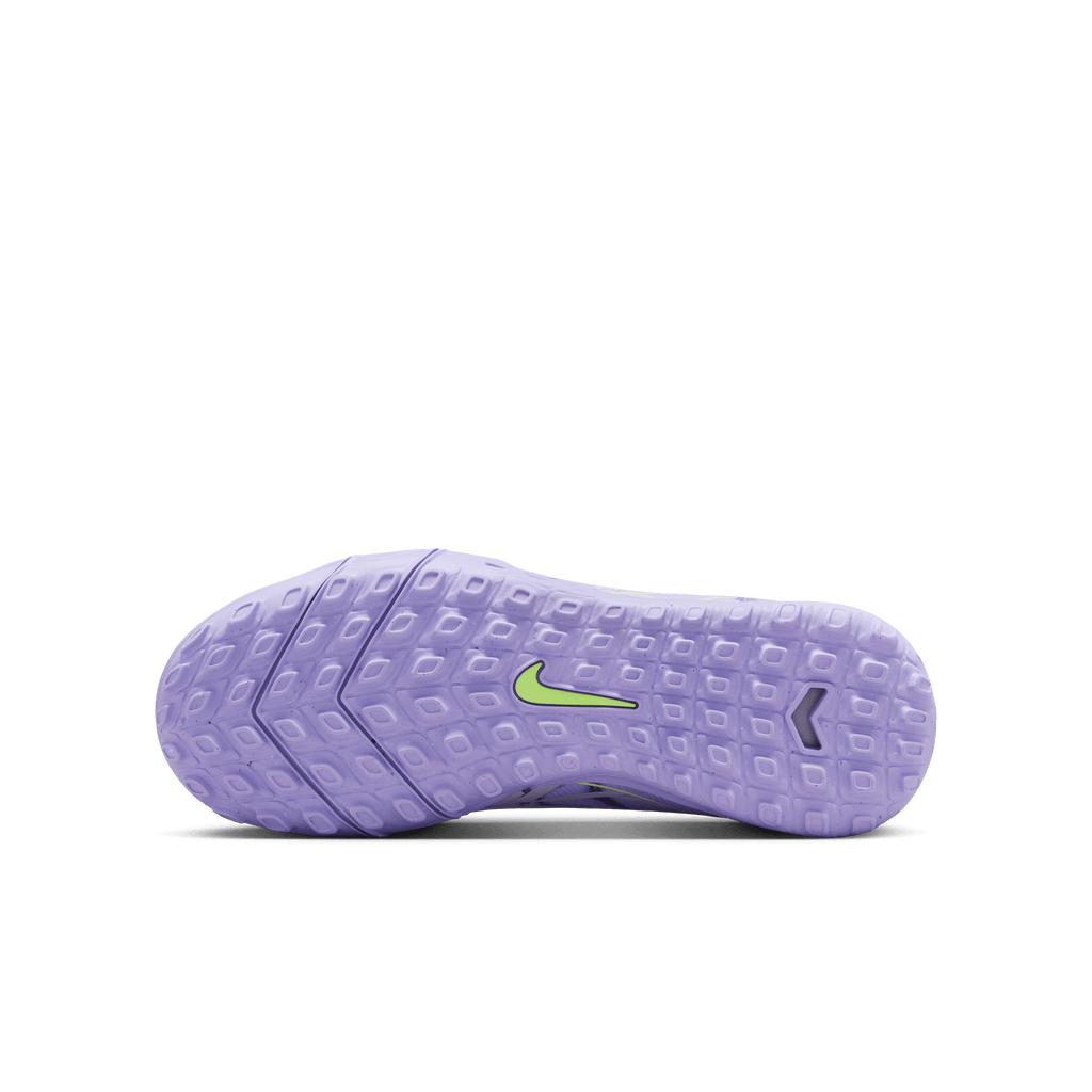 Nike United Jr. Mercurial Superfly Turf 10 Academy-Purple Agate/Barely Volt product image 5, provided for visual reference