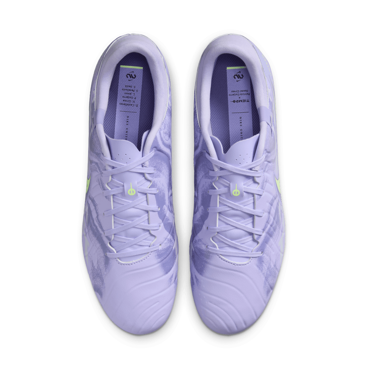 Nike United Tiempo Legend 10 Academy-Purple Agate/Barely Volt product image 6, provided for visual reference and product