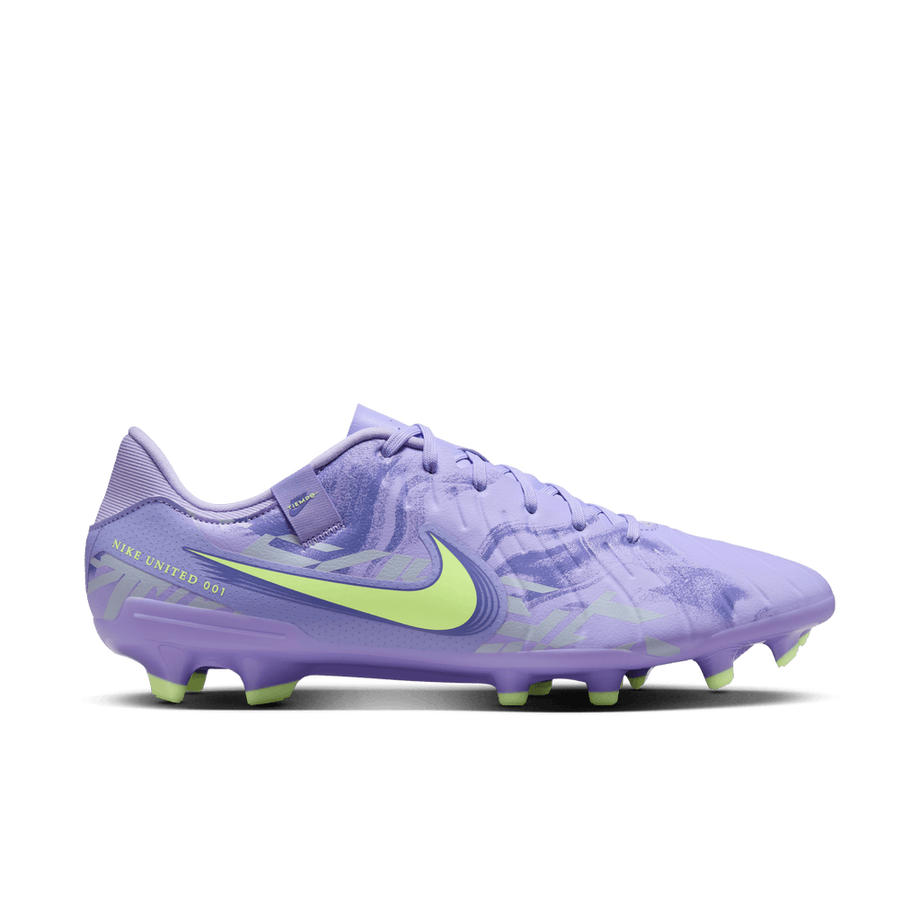 Nike United Tiempo Legend 10 Academy-Purple Agate/Barely Volt product image 1, provided for visual reference and product