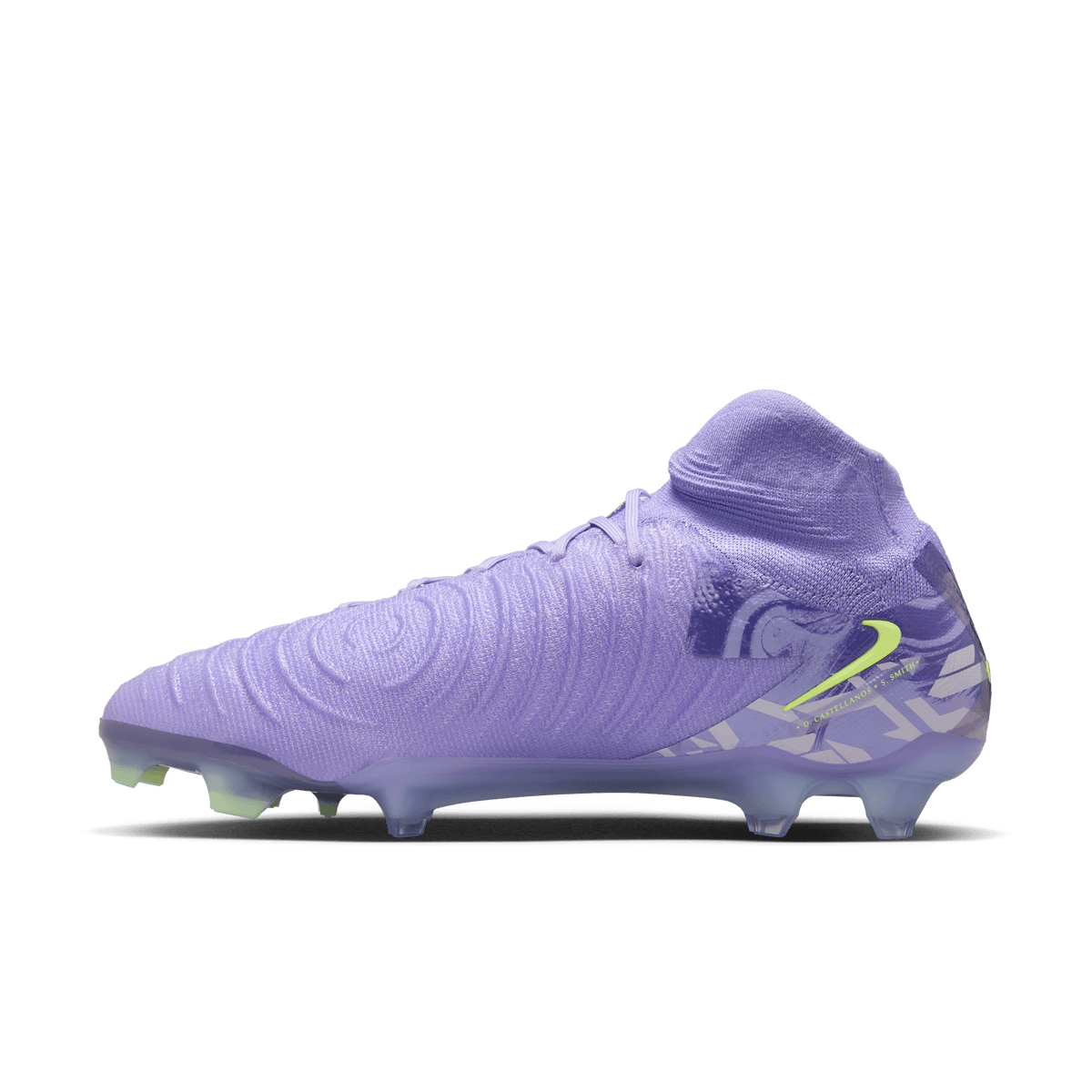 Nike United Phantom Luna 2 Elite-Purple Agate/Barely Volt product image 2, provided for visual reference and product detail