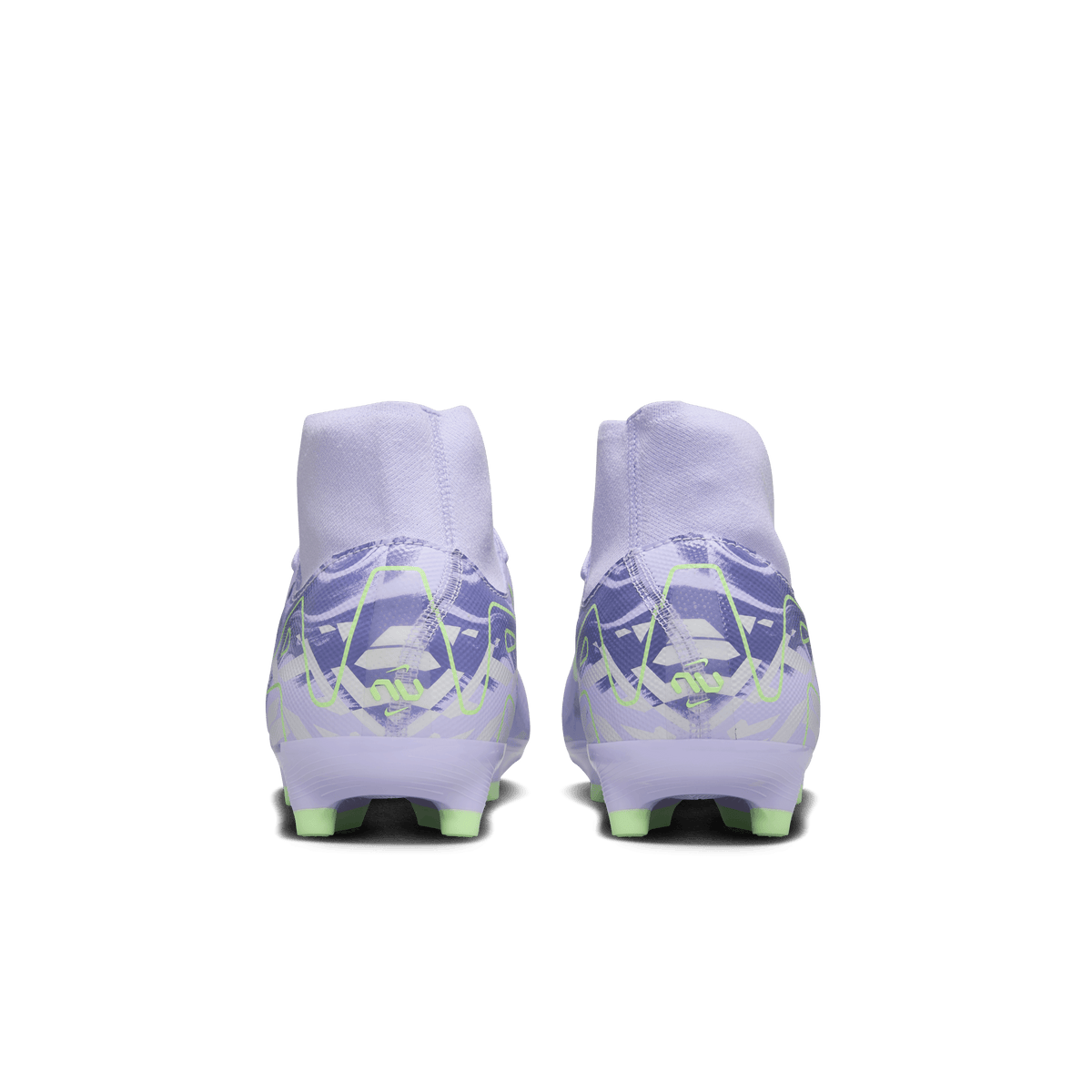 Nike Youth United Mercurial Superfly 10 Academy-Purple Agate/Barely Volt product image 4, provided for visual reference and