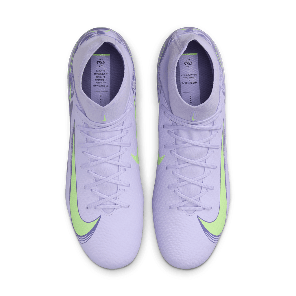 Nike United Mercurial Superfly 10 Academy-Purple Agate/Barely Volt product image 5, provided for visual reference and