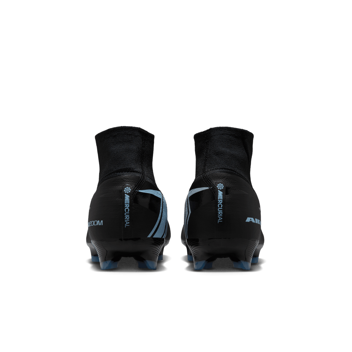 Nike Mercurial Superfly 10 Pro FG High-Top Soccer Cleats-Black/ice Blue product image 5, provided for visual reference and