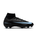 Nike Mercurial Superfly 10 Pro FG High-Top Soccer Cleats-Black/ice Blue product image 1, provided for visual reference and