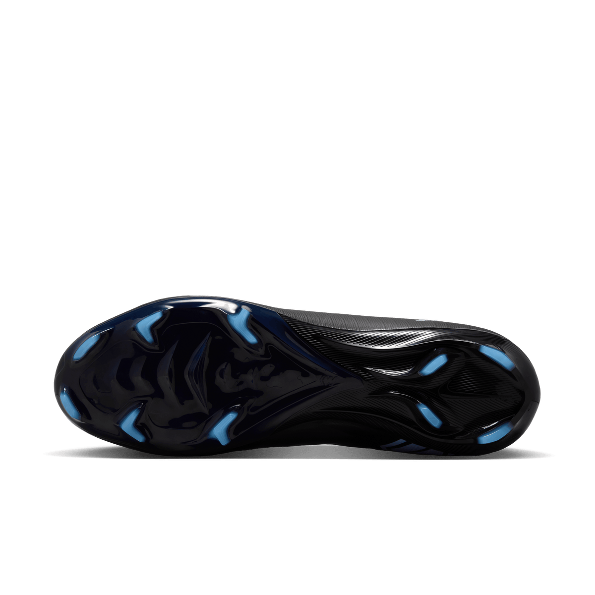 Nike Youth Mercurial Superfly 10 Pro FG High-Top Soccer Cleats-Black/ice Blue product image 6, provided for visual reference