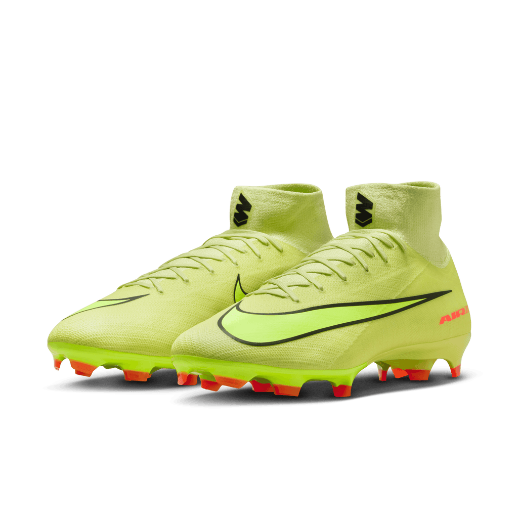 Nike Youth Mercurial Superfly 10 Pro FG High-Top Soccer Cleats-Limelight/volt-hyper Crimson product image 4, provided for