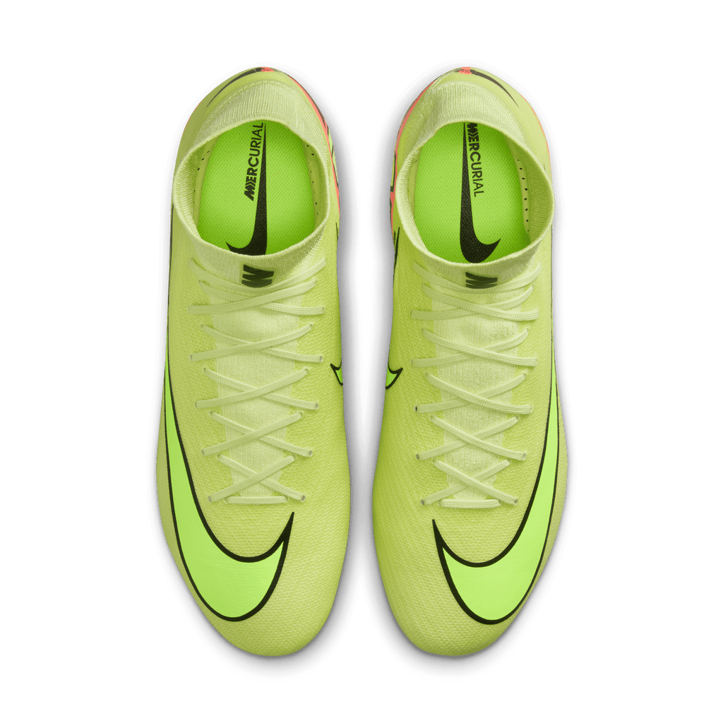 Nike Youth Mercurial Superfly 10 Pro FG High-Top Soccer Cleats-Limelight/volt-hyper Crimson product image 5, provided for