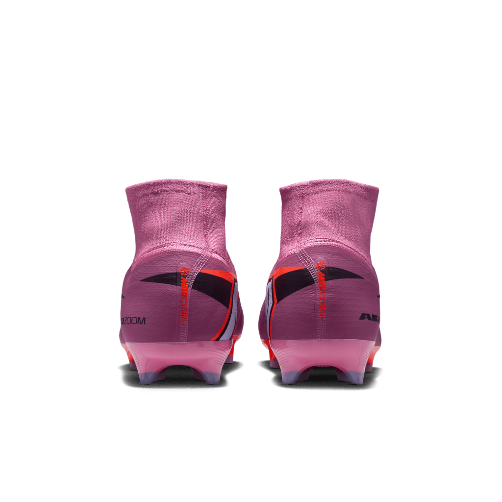 Nike Mercurial Superfly 10 Pro FG High-Top Soccer Cleats-Magic Flamingo/black/total Crimson product image 7, provided for