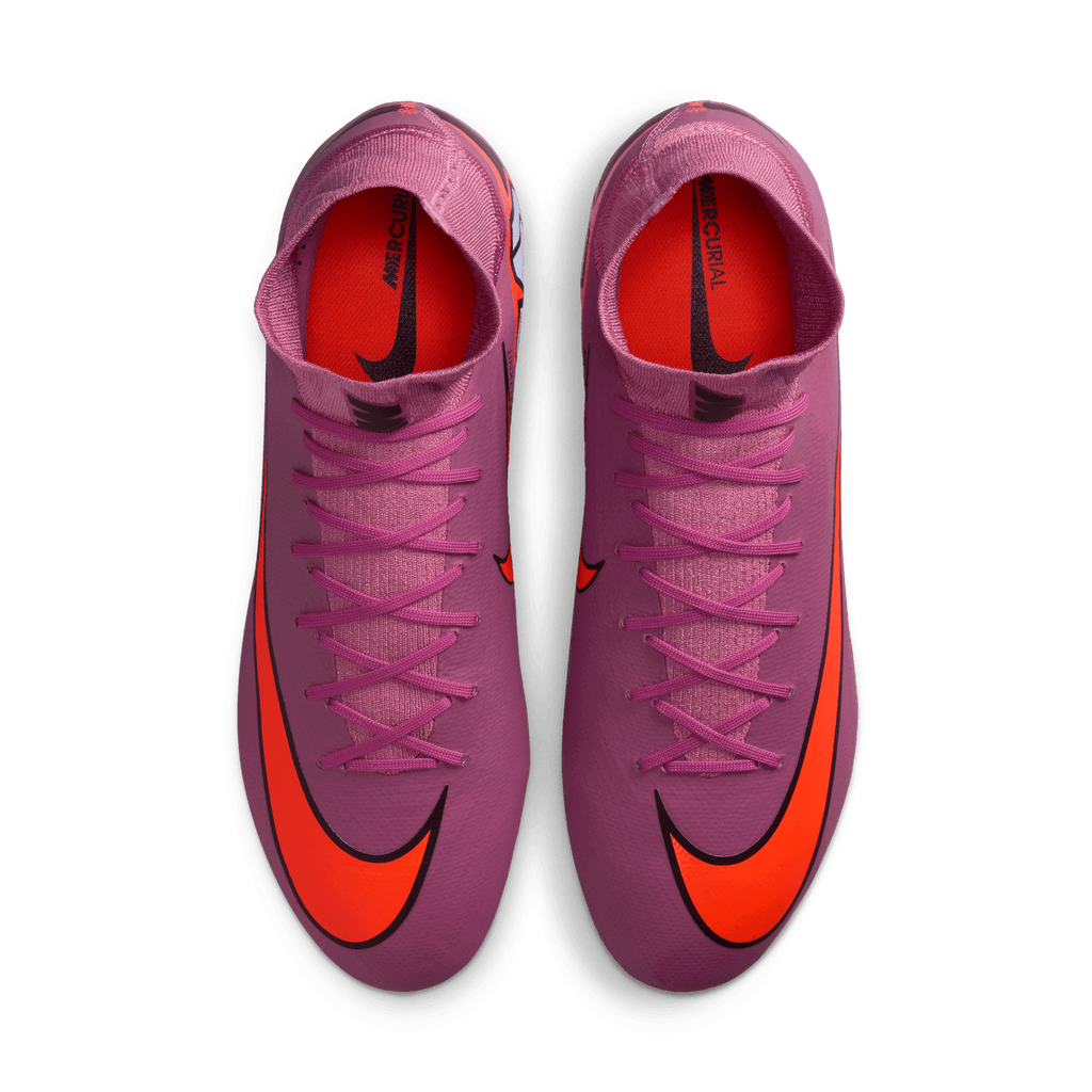 Nike Mercurial Superfly 10 Pro FG High-Top Soccer Cleats-Magic Flamingo/black/total Crimson product image 4, provided for