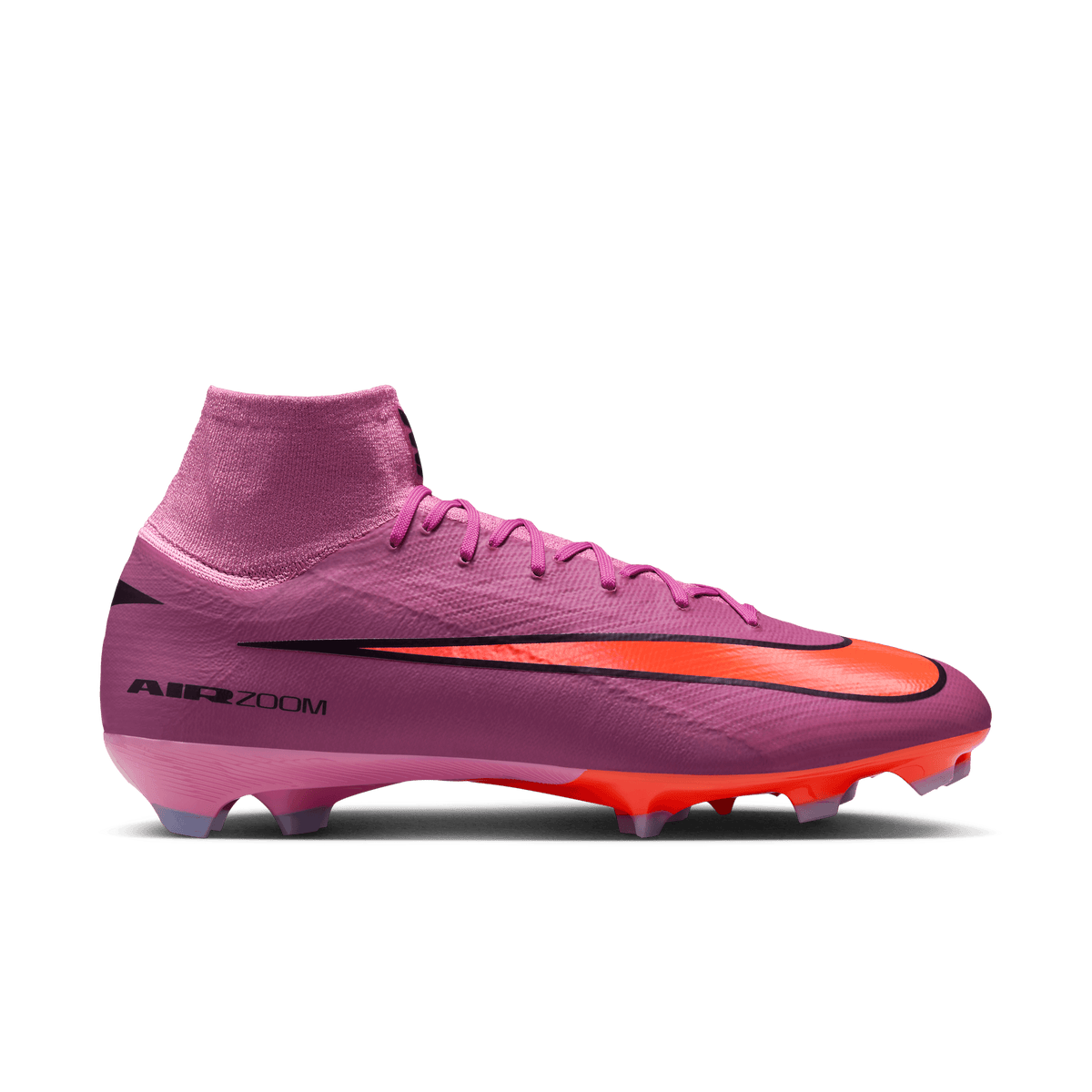 Nike Mercurial Superfly 10 Pro FG High-Top Soccer Cleats-Magic Flamingo/black/total Crimson product image 1, provided for