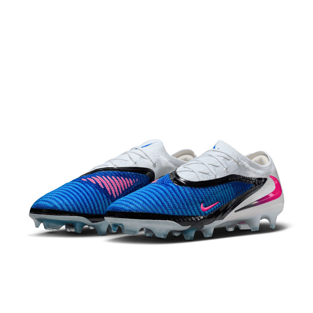 Nike Phantom 6 Low Elite FG-Racer Blue/pink Blast-white product image 4, provided for visual reference and product detail