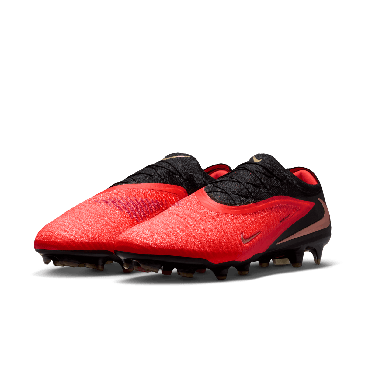 Nike Phantom 6 Low Elite FG - BRIGHT CRIMSON/BLUR-BLACK product image 4, provided for visual reference and product detail