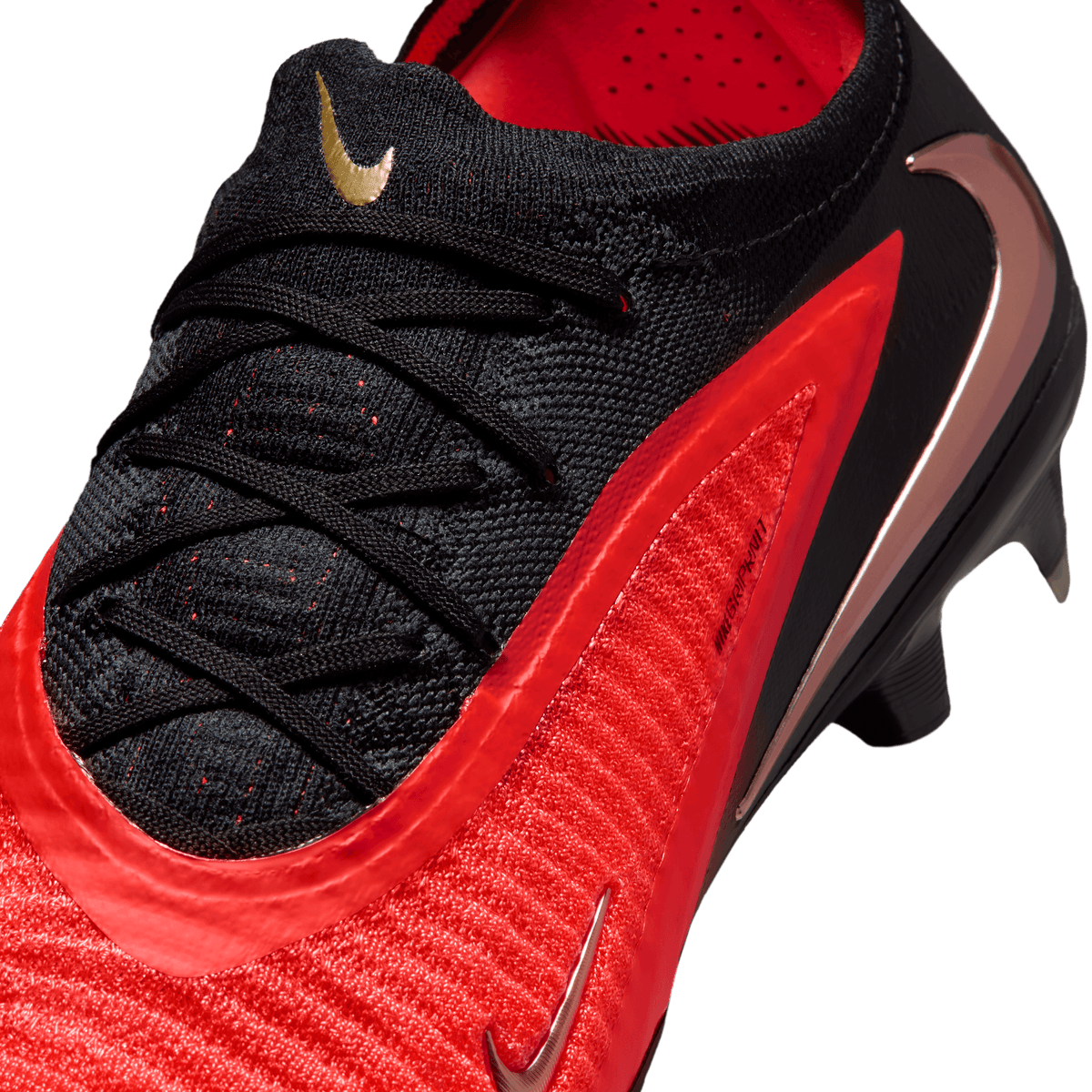 Nike Phantom Youth 6 Low Elite FG - BRIGHT CRIMSON/BLUR-BLACK product image 7, provided for visual reference and product