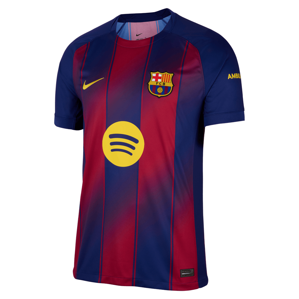 Nike Men FC Barcelona Home Stadium Dri-FIT Soccer Jersey 25/26 product image 1, provided for visual reference and product