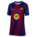 Nike Youth Barcelona Home Stadium Jersey 25/26 product image 1, provided for visual reference and product detail review