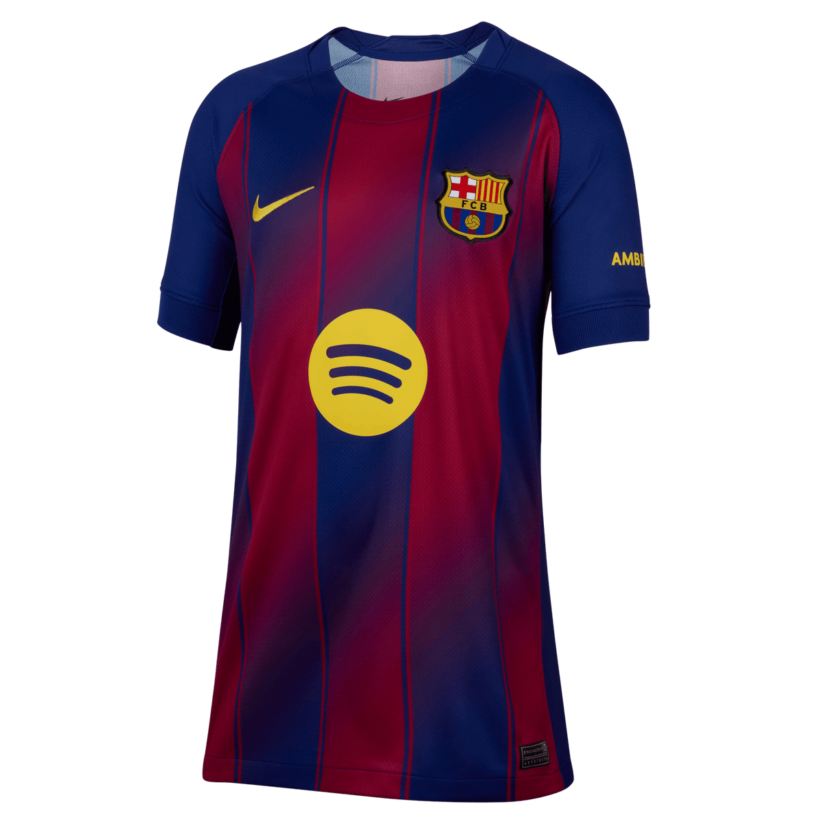 Nike Youth Barcelona Home Stadium Jersey 25/26 product image 1, provided for visual reference and product detail review