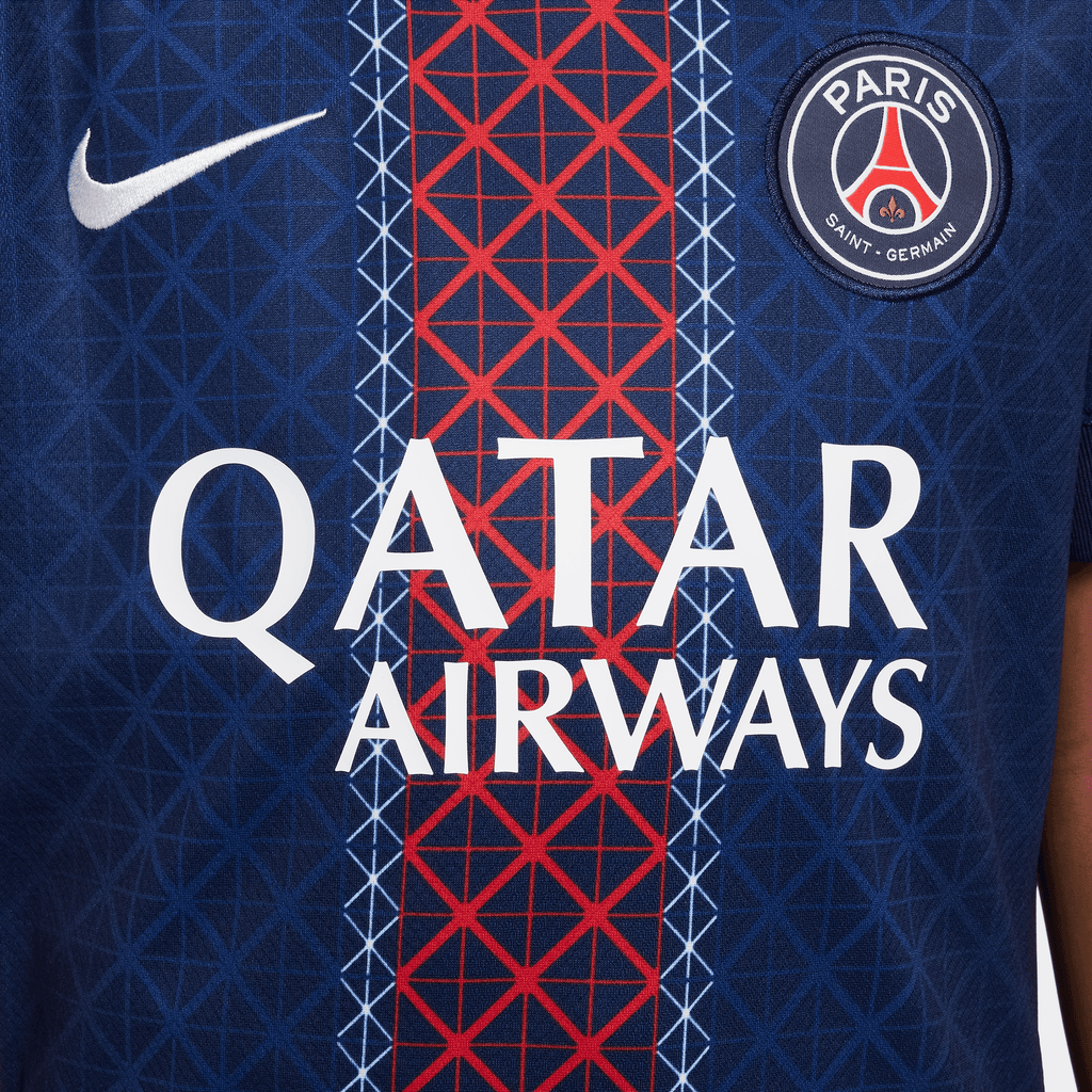 Nike Youth Paris Saint-German Stadium Home Jersey 25/26 product image 3, provided for visual reference and product detail