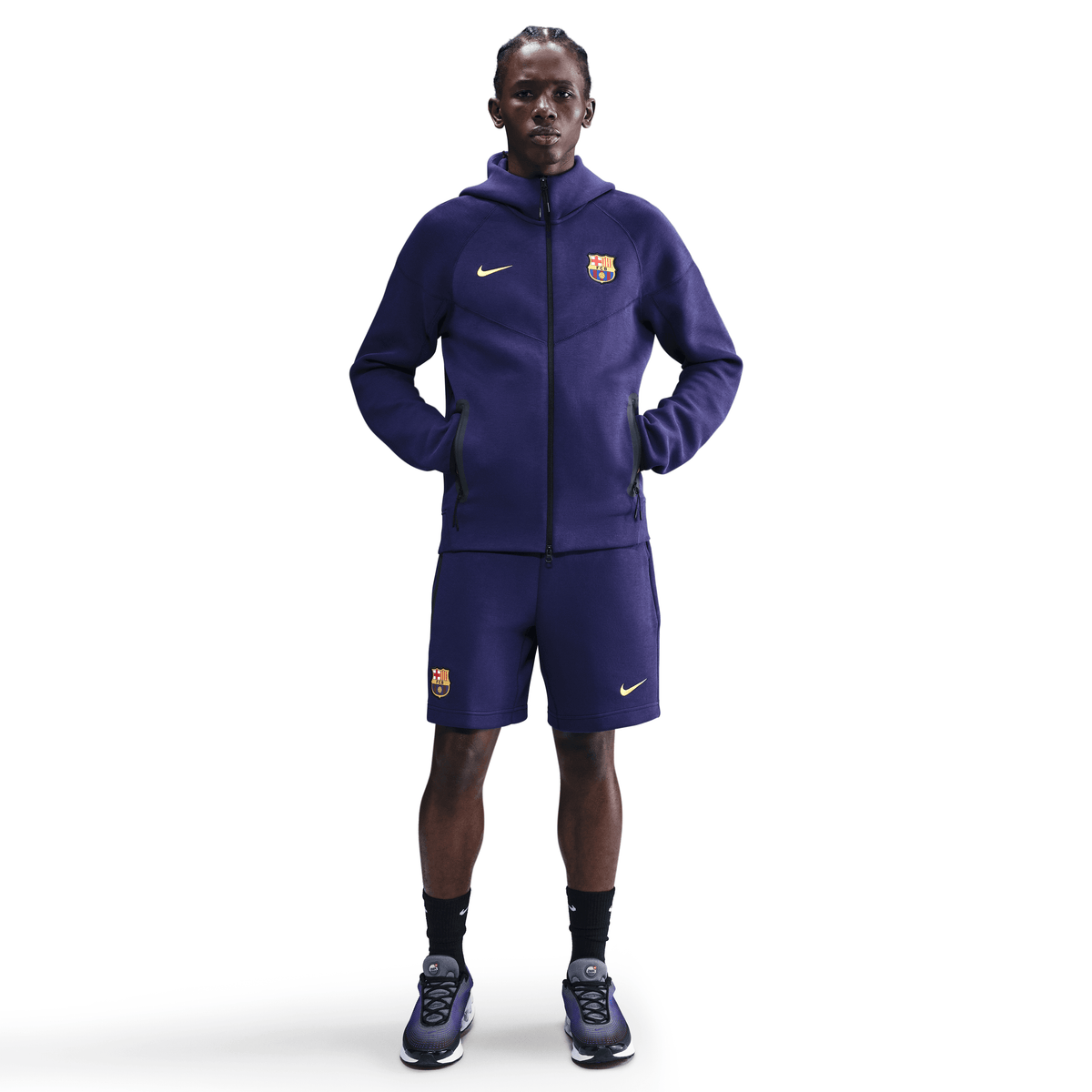 Nike FC Barcelona Tech Fleece Jacket product image 1, provided for visual reference and product detail review
