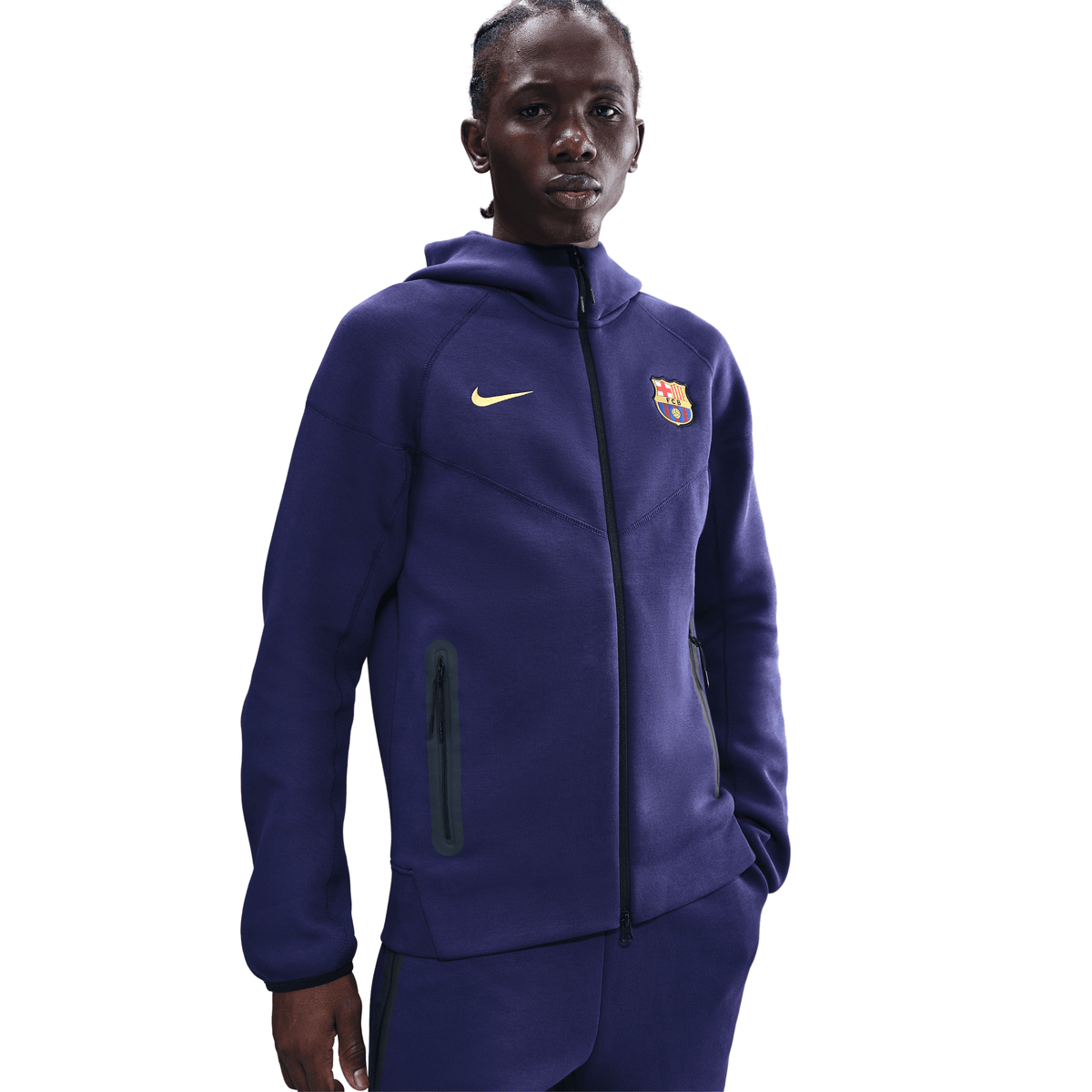 Nike FC Barcelona Tech Fleece Jacket product image 4, provided for visual reference and product detail review