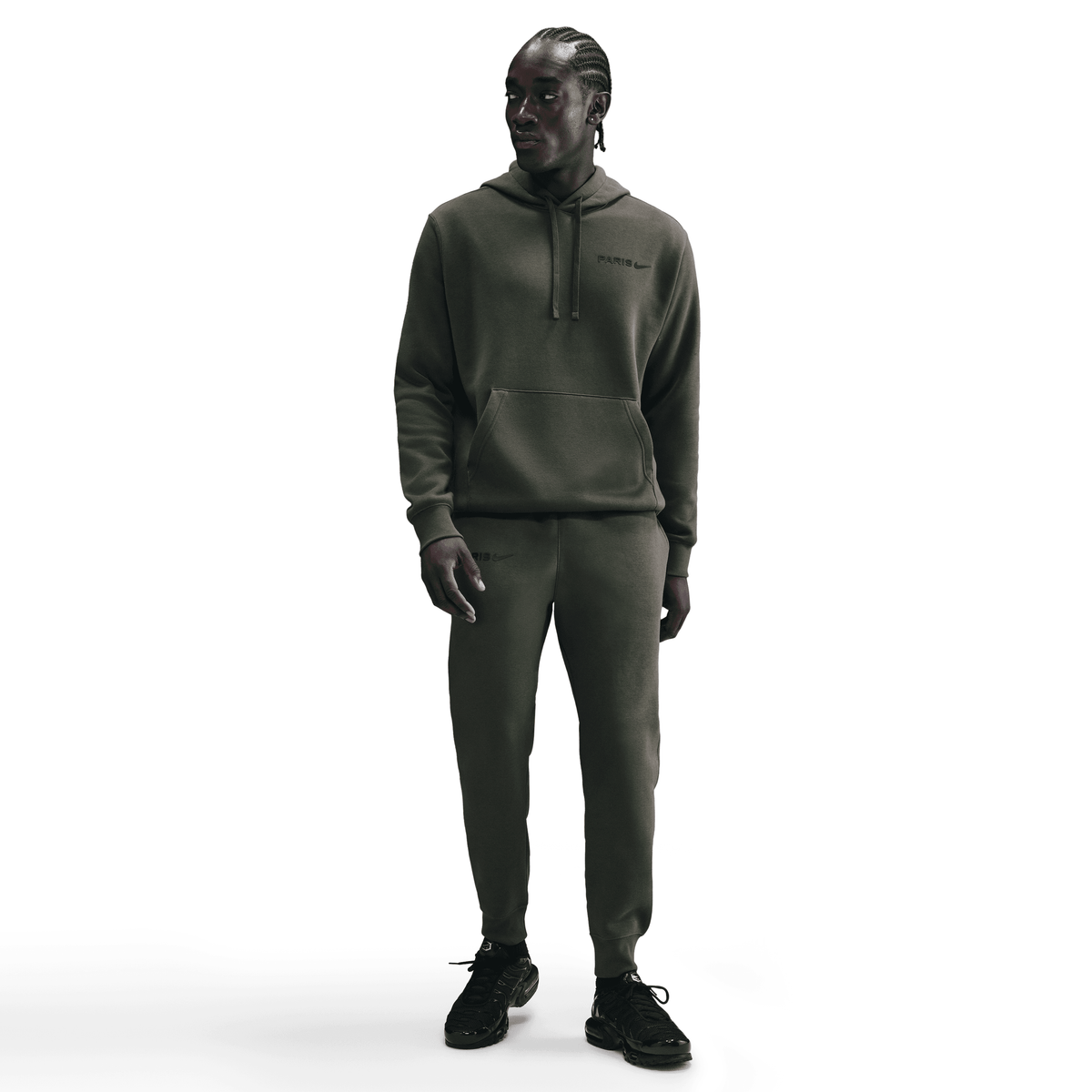 Nike Paris Saint-Germain Club Soccer Fleece Pullover Hoodie product image 1, provided for visual reference and product