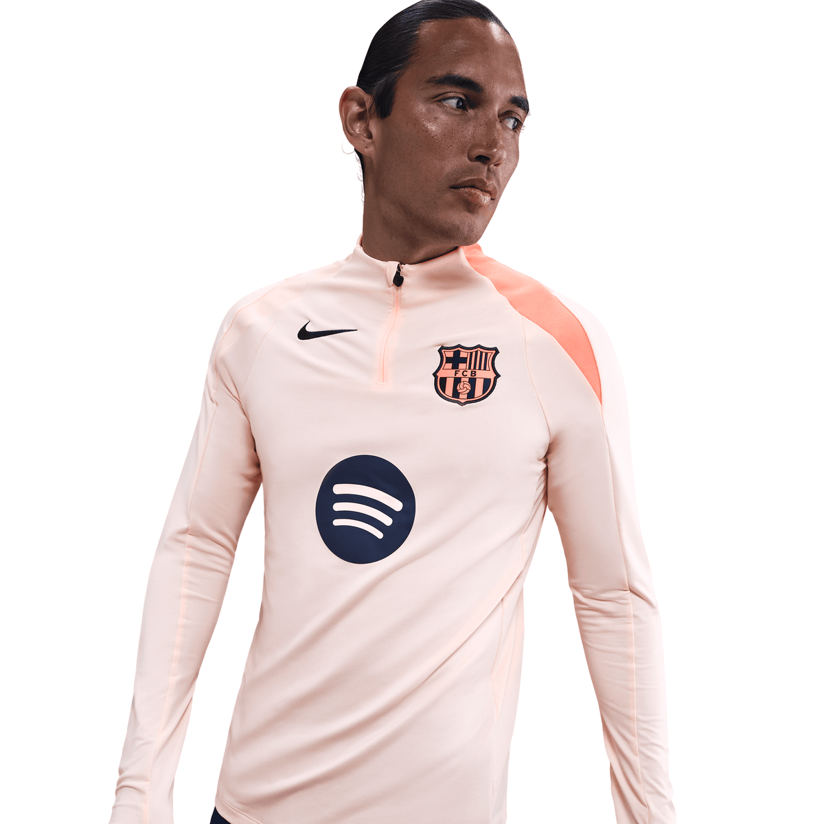 Nike FC Barcelona Strike Men Dri-FIT Soccer Drill Top product image 1, provided for visual reference and product detail
