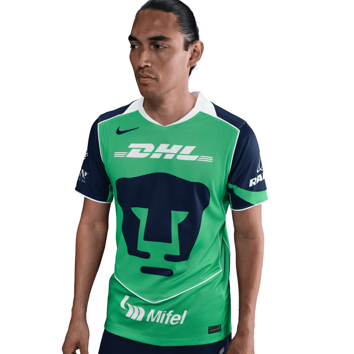 Pumas UNAM Total 90 Stadium Third Men Nike Dri-FIT Jersey 25/26 product image 1, provided for visual reference and product
