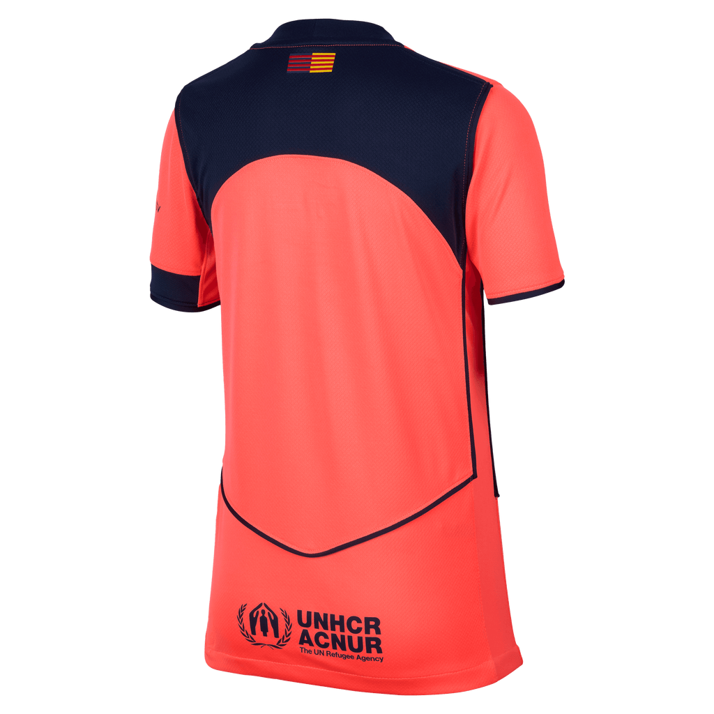 Nike Youth FC Barcelona Stadium Third Dri-FIT Total 90 Soccer Replica Jersey 25/26 product image 2, provided for visual