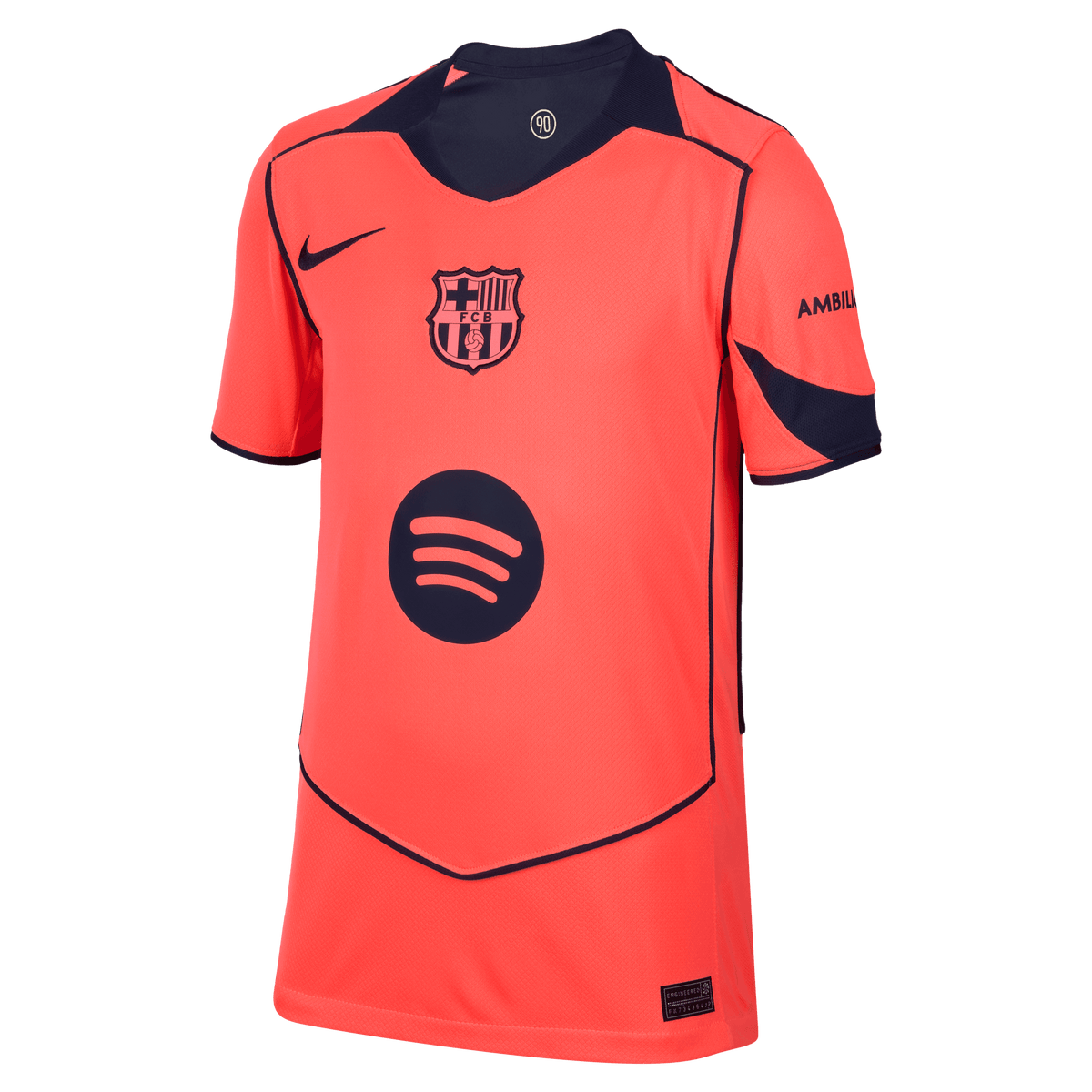 Nike Youth FC Barcelona Stadium Third Dri-FIT Total 90 Soccer Replica Jersey 25/26 product image 1, provided for visual