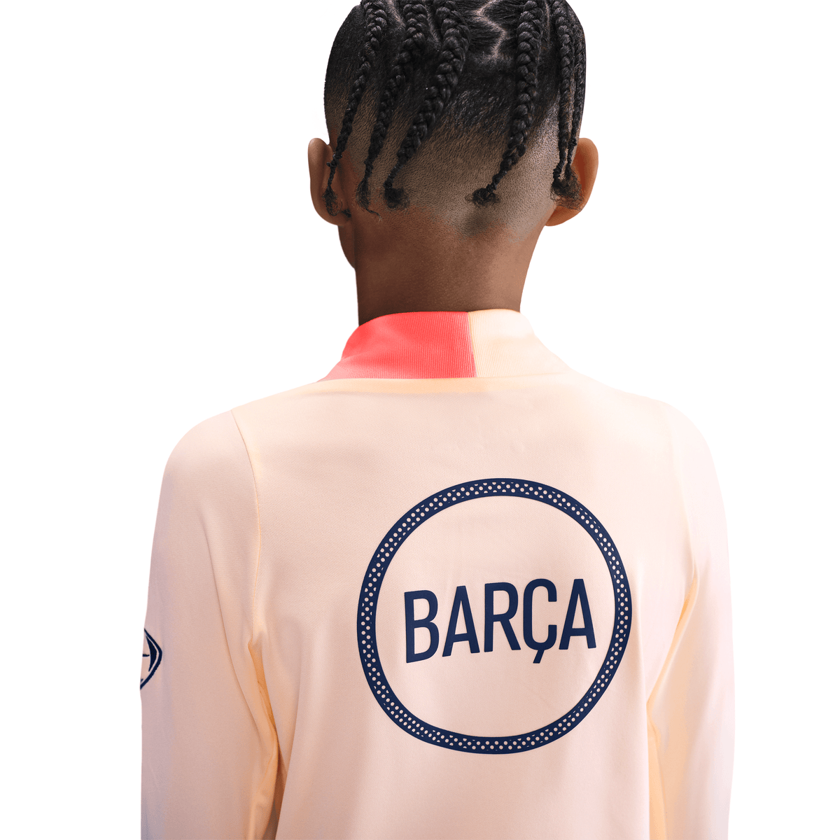 Nike Youth FC Barcelona Quarter Zip Drill Top product image 2, provided for visual reference and product detail review