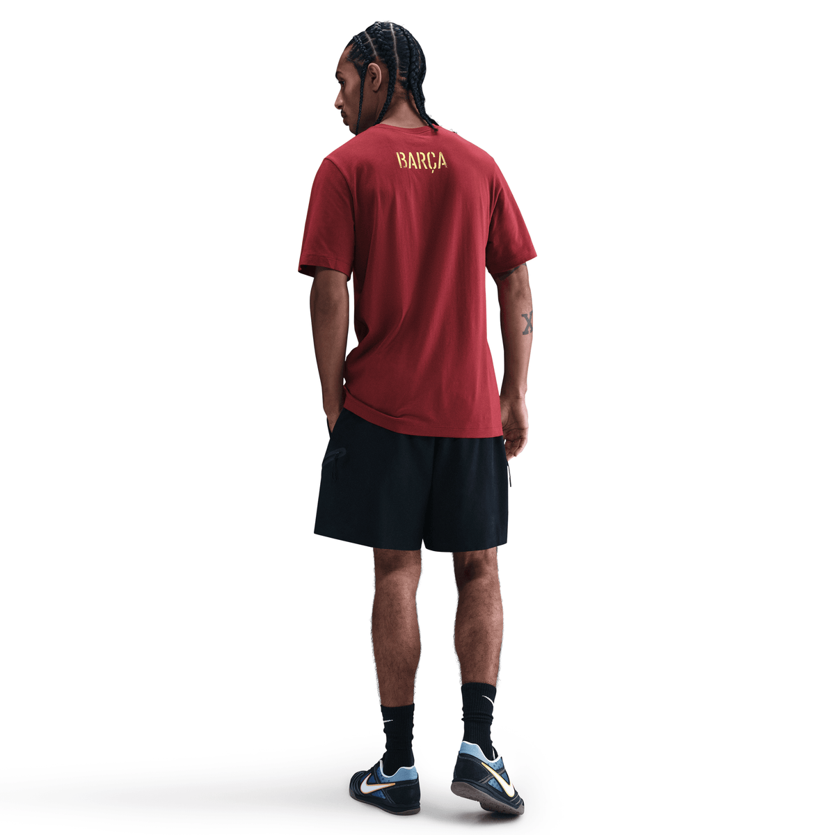 Nike FC Barcelona Men Soccer T-Shirt product image 3, provided for visual reference and product detail review