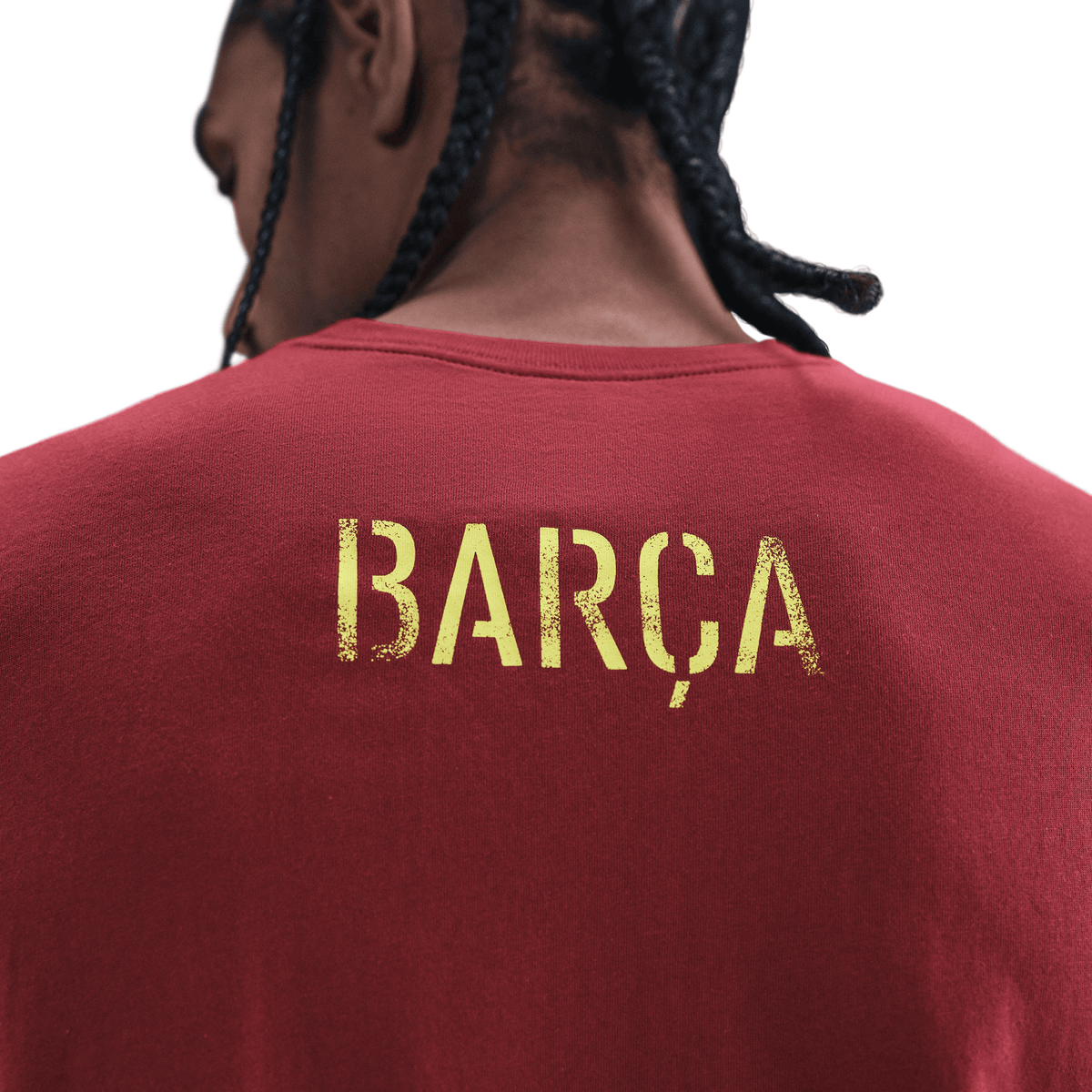 Nike FC Barcelona Men Soccer T-Shirt product image 2, provided for visual reference and product detail review