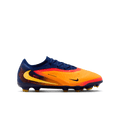 Nike Jr. Phantom 6 Low Pro "Erling Haaland FG/MG-Laser Orange/lemon Venom-blue Void product image 1, provided for visual