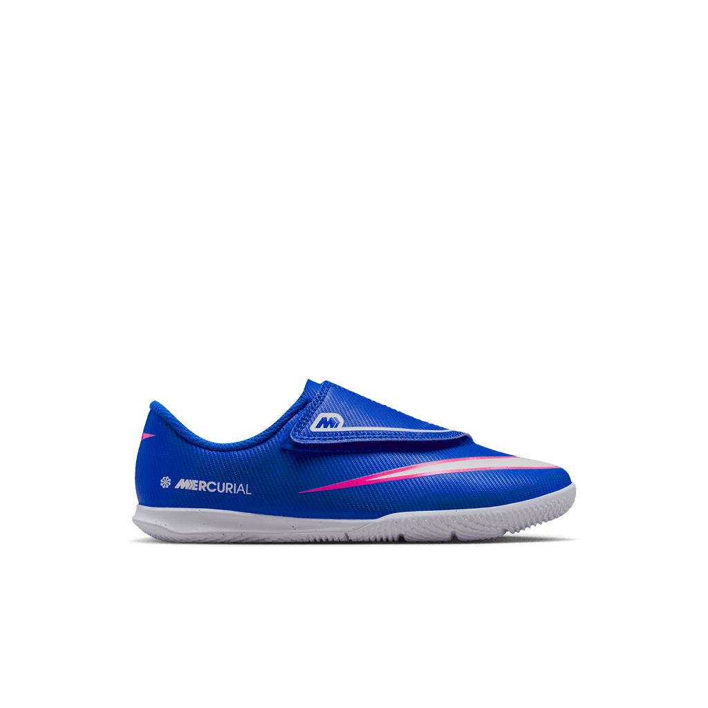 Nike Jr. Mercurial Vapor 16 Club Little Kids' IC Low-Top Soccer Shoes-Racer Blue/white product image 1, provided for visual