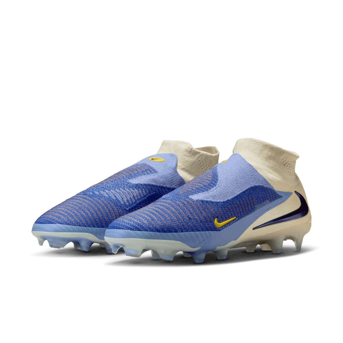 Nike Phantom 6 High Elite Firm-Ground Soccer Cleats-RACER BLUE/DARK OBSIDIAN product image 3, provided for visual reference