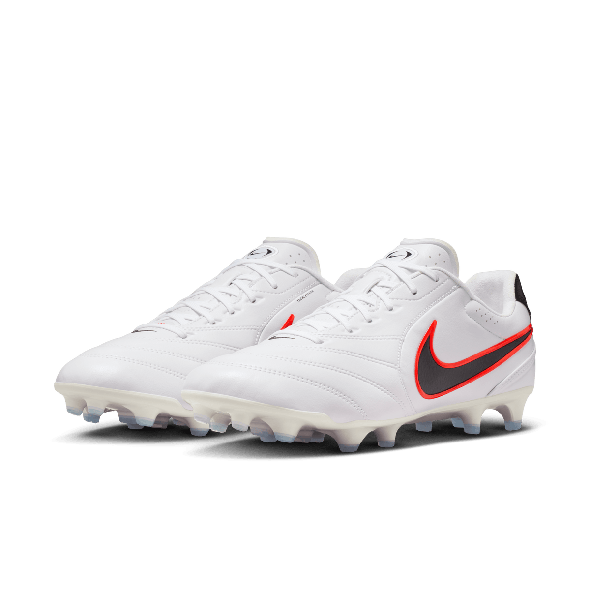 Nike Tiempo Ligera Pro FG-White/Black-Bright Crimson product image 4, provided for visual reference and product detail review