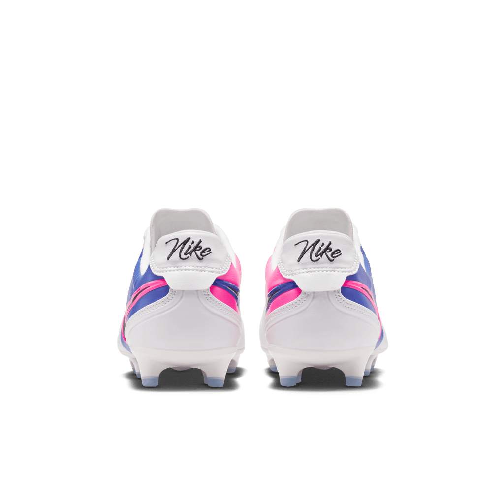 Nike Tiempo Ligera Pro FG-White/black-racer Blue-pink Blast product image 6, provided for visual reference and product