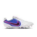 Nike Tiempo Ligera Pro FG-White/black-racer Blue-pink Blast product image 1, provided for visual reference and product