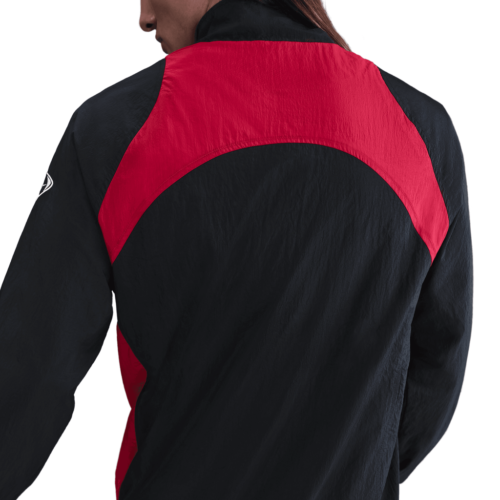 Nike Total 90 Men Repel Soccer Track Jacket-Black/Gym Red product image 4, provided for visual reference and product detail