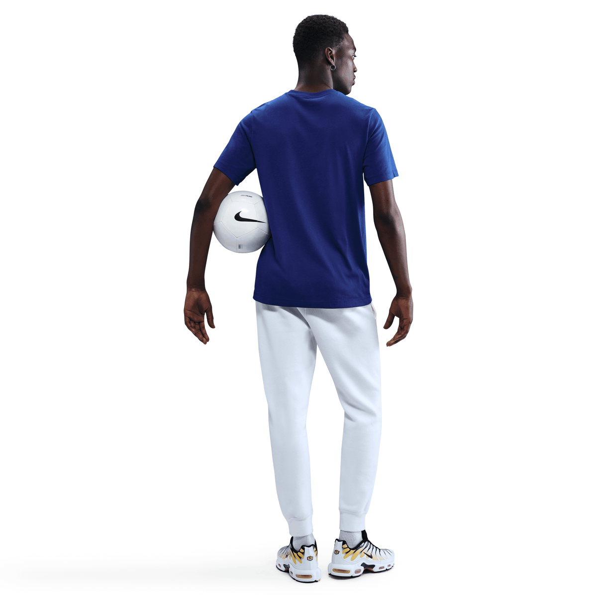 Nike FC Barcelona Men Soccer T-Shirt product image 2, provided for visual reference and product detail review