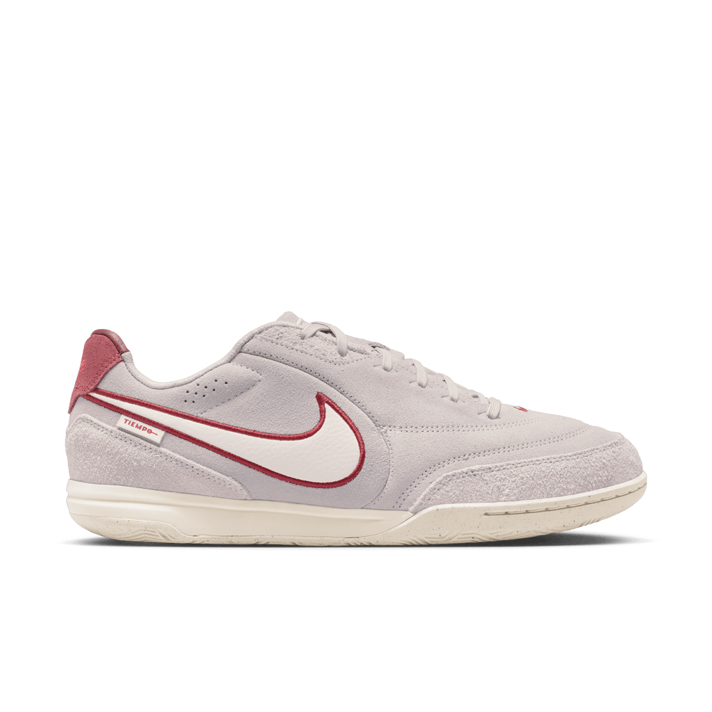 Nike Tiempo Streetgato PRM Indoor/Court Low-Top Soccer Shoes- Moon Particle/chalk-team Red product image 1, provided for