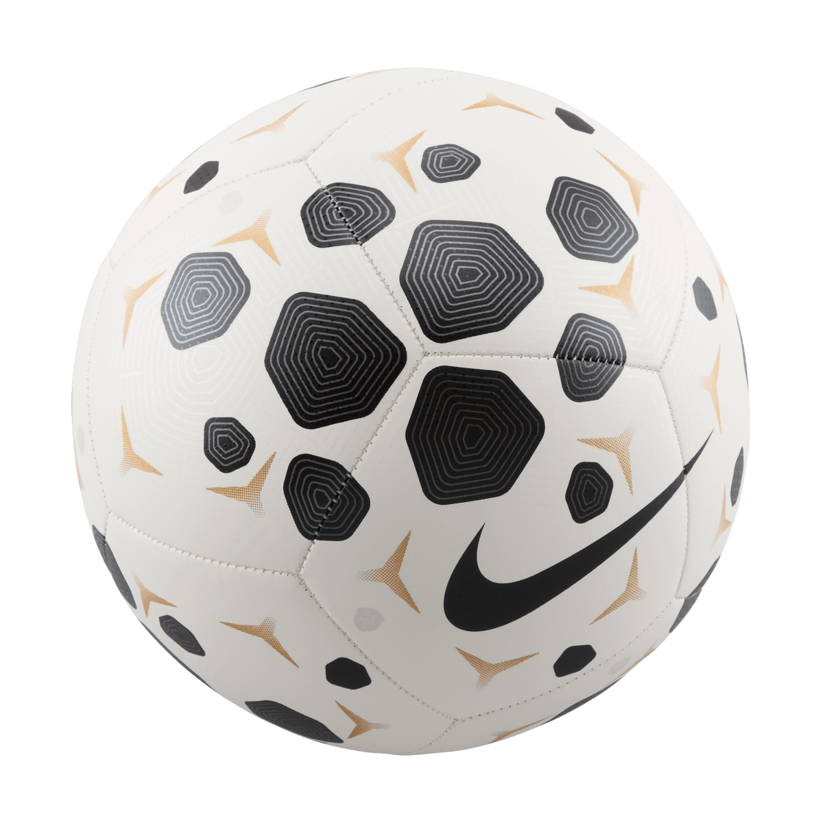 Nike Pitch Soccer Ball- White/black/black product image 2, provided for visual reference and product detail review