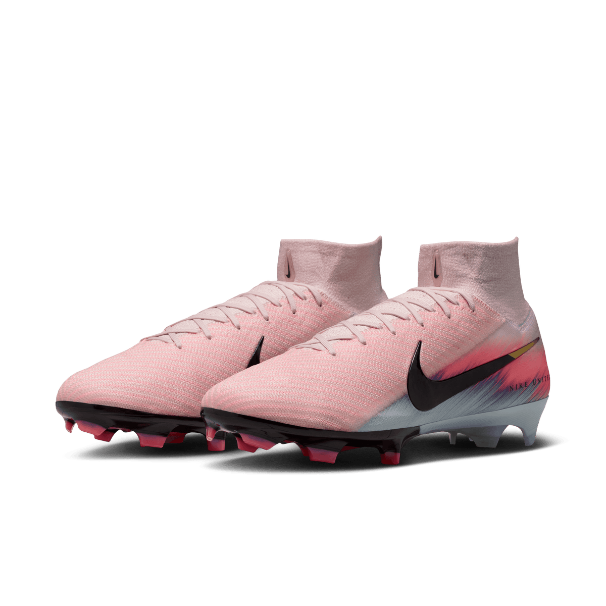 Nike United Mercurial Superfly 10 Elite-Silt Red/Racer Blue product image 3, provided for visual reference and product