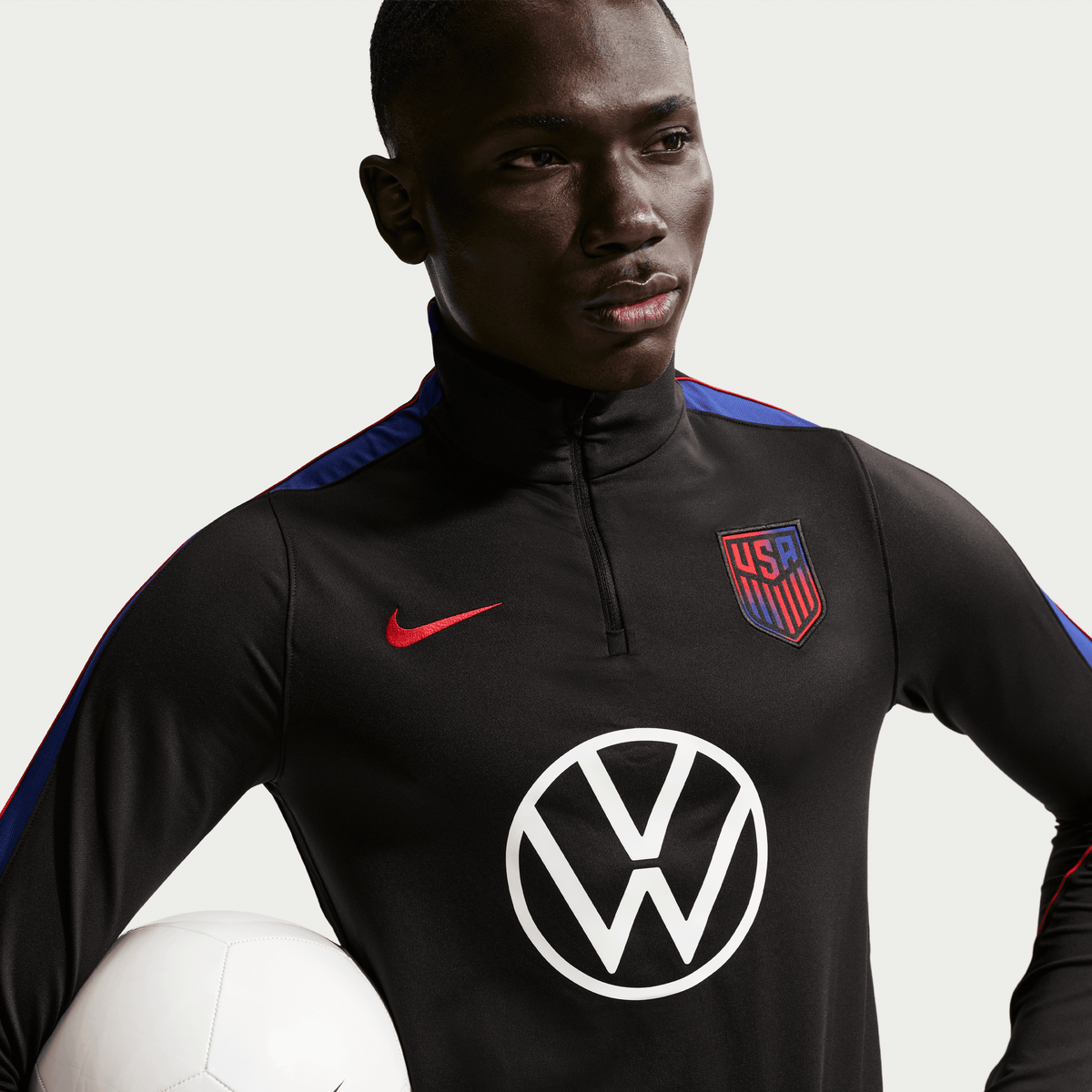 Nike USA Strike Men Dri-FIT Soccer Drill Top product image 3, provided for visual reference and product detail review